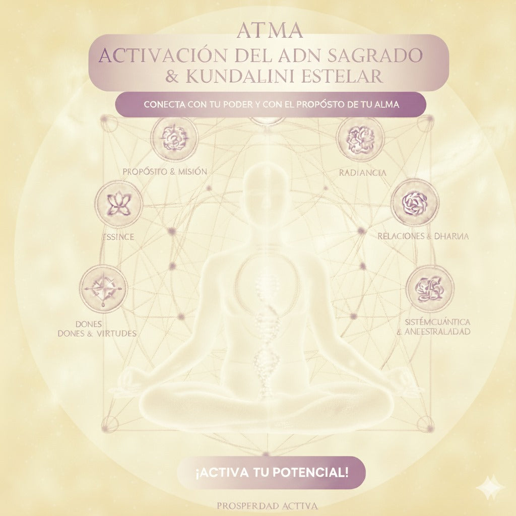 ATMA CONECTA CON TU PODER Y CON EL PROPÓSITO DE TU ALMA